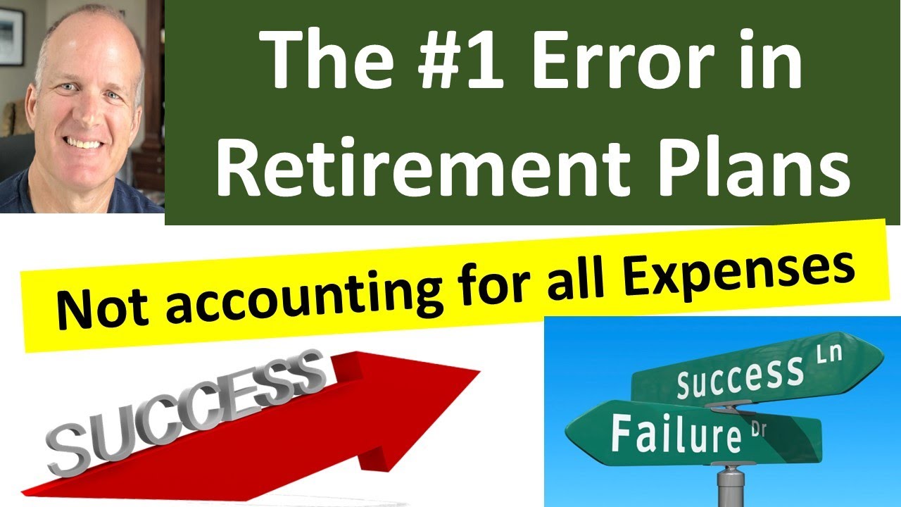 Don't let this happen to you!  #1 Planning mistake for retirement is not thinking through expenses.