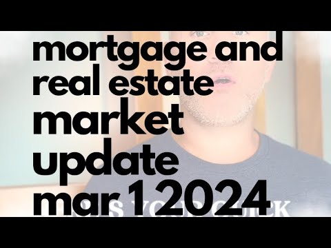 Weekly mortgage and real estate update for Ottawa and Canada for March 1, 2024