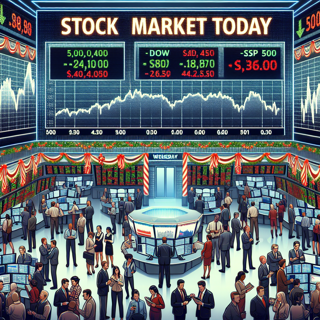 Stock Market Today: Dow and S&P 500 remain mostly unchanged on Thursday in a shortened holiday week.