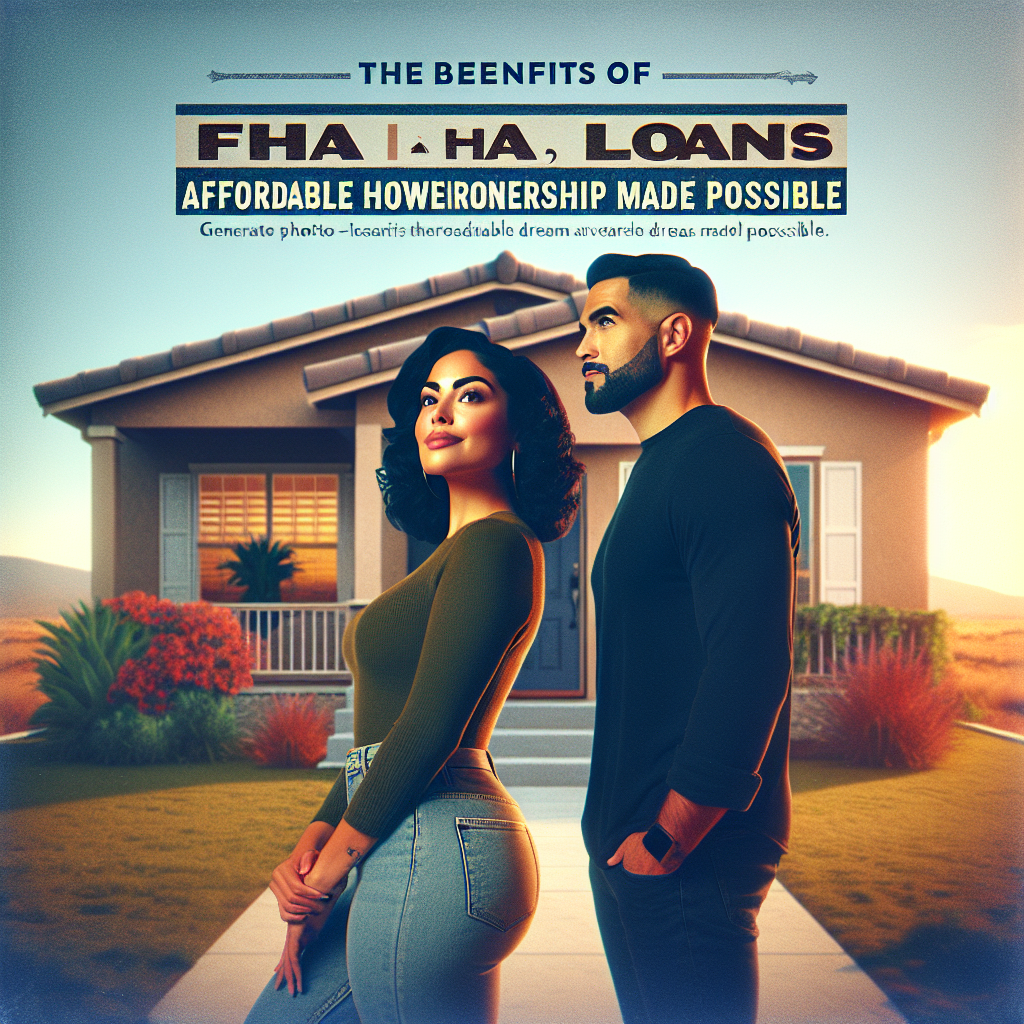 The Benefits of FHA Loans: Affordable Homeownership Made Possible