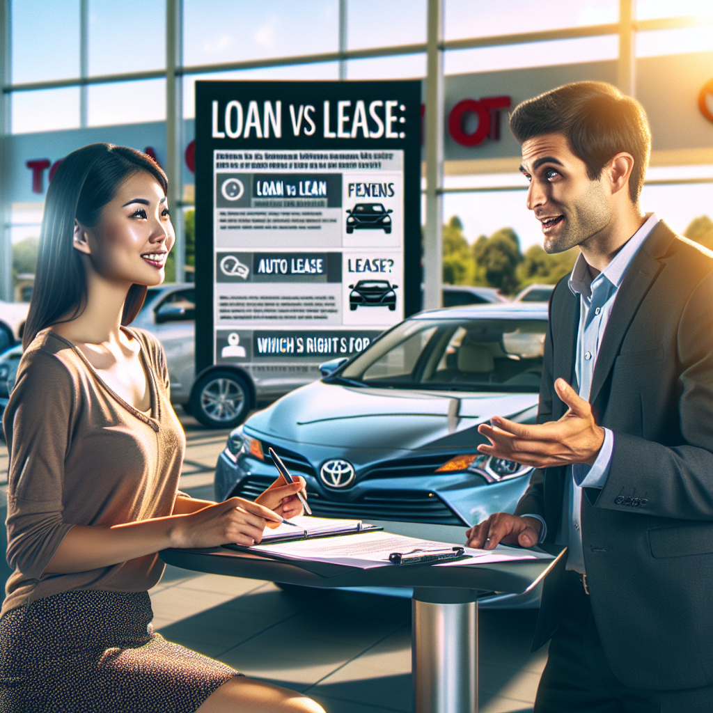 The Benefits of Financing a Toyota with an Auto Loan vs. Leasing: Which is Right for You?